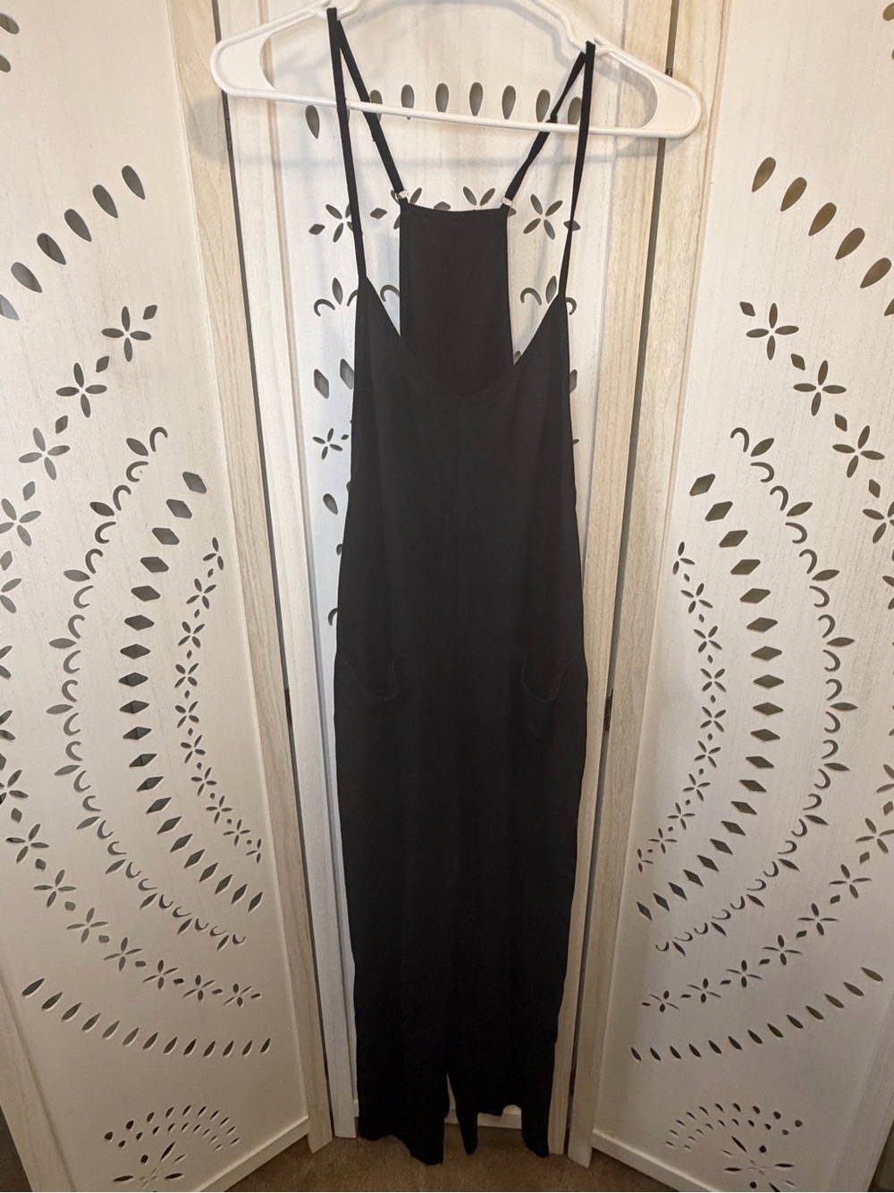 Black Racerback Jumpsuit